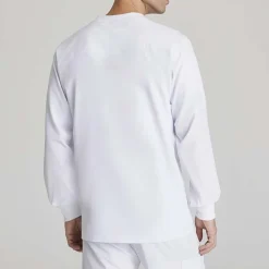 Skechers Sk0408 Structure 3-Pocket Crewneck Warm-Up Mens Big and Tall Tag Free Stretch Fabric Moisture Wicking Scrub Jackets