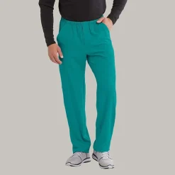 Skechers Sk0215 Structure 4-Pocket Zip-Fly Mens Big and Tall Tag Free Stretch Fabric Moisture Wicking Scrub Pant