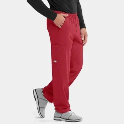 Skechers Sk0215 Structure 4-Pocket Zip-Fly Mens Big and Tall Tag Free Stretch Fabric Moisture Wicking Scrub Pant