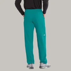 Skechers Sk0215 Structure 4-Pocket Zip-Fly Mens Big and Tall Tag Free Stretch Fabric Moisture Wicking Scrub Pant