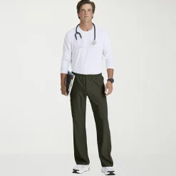 Skechers Sk0215 Structure 4-Pocket Zip-Fly Mens Big and Tall Tag Free Stretch Fabric Moisture Wicking Scrub Pant