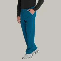 Skechers Sk0215 Structure 4-Pocket Zip-Fly Mens Big and Tall Tag Free Stretch Fabric Moisture Wicking Scrub Pant