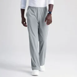 Skechers Sk0215 Structure 4-Pocket Zip-Fly Mens Big and Tall Tag Free Stretch Fabric Moisture Wicking Scrub Pant