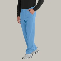 Skechers Sk0215 Structure 4-Pocket Zip-Fly Mens Big and Tall Tag Free Stretch Fabric Moisture Wicking Scrub Pant