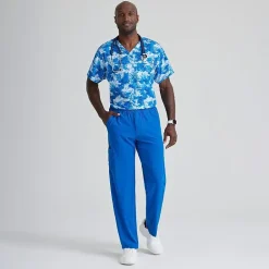 Skechers Sk0215 Structure 4-Pocket Zip-Fly Mens Big and Tall Tag Free Stretch Fabric Moisture Wicking Scrub Pant