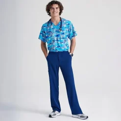 Skechers Sk0215 Structure 4-Pocket Zip-Fly Mens Big and Tall Tag Free Stretch Fabric Moisture Wicking Scrub Pant