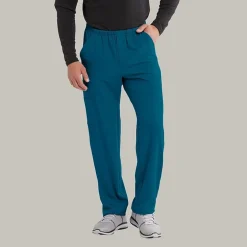 Skechers Sk0215 Structure 4-Pocket Zip-Fly Mens Big and Tall Tag Free Stretch Fabric Moisture Wicking Scrub Pant