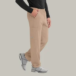 Skechers Sk0215 Structure 4-Pocket Zip-Fly Mens Big and Tall Tag Free Stretch Fabric Moisture Wicking Scrub Pant
