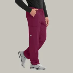 Skechers Sk0215 Structure 4-Pocket Zip-Fly Mens Big and Tall Tag Free Stretch Fabric Moisture Wicking Scrub Pant
