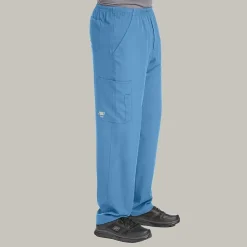 Skechers Sk0215 Structure 4-Pocket Zip-Fly Mens Big and Tall Tag Free Stretch Fabric Moisture Wicking Scrub Pant