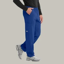 Skechers Sk0215 Structure 4-Pocket Zip-Fly Mens Big and Tall Tag Free Stretch Fabric Moisture Wicking Scrub Pant