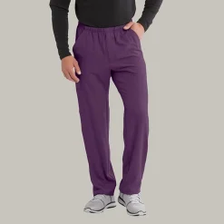 Skechers Sk0215 Structure 4-Pocket Zip-Fly Mens Big and Tall Tag Free Stretch Fabric Moisture Wicking Scrub Pant