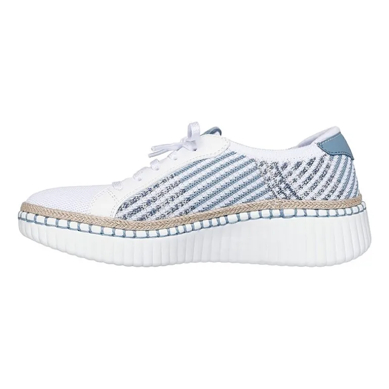 Skechers Wilshilre Blvd Breezy Stroll Womens Almond Closed Toe Slip-On Shoe