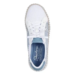 Skechers Wilshilre Blvd Breezy Stroll Womens Almond Closed Toe Slip-On Shoe