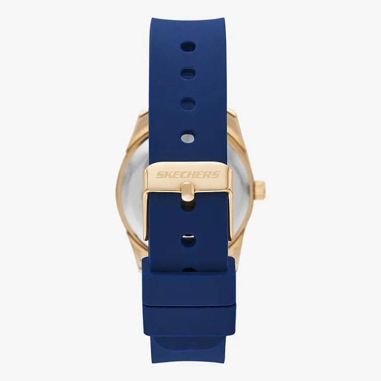 Skechers Womens Blue 5-pc. Watch Boxed Set Sr9114