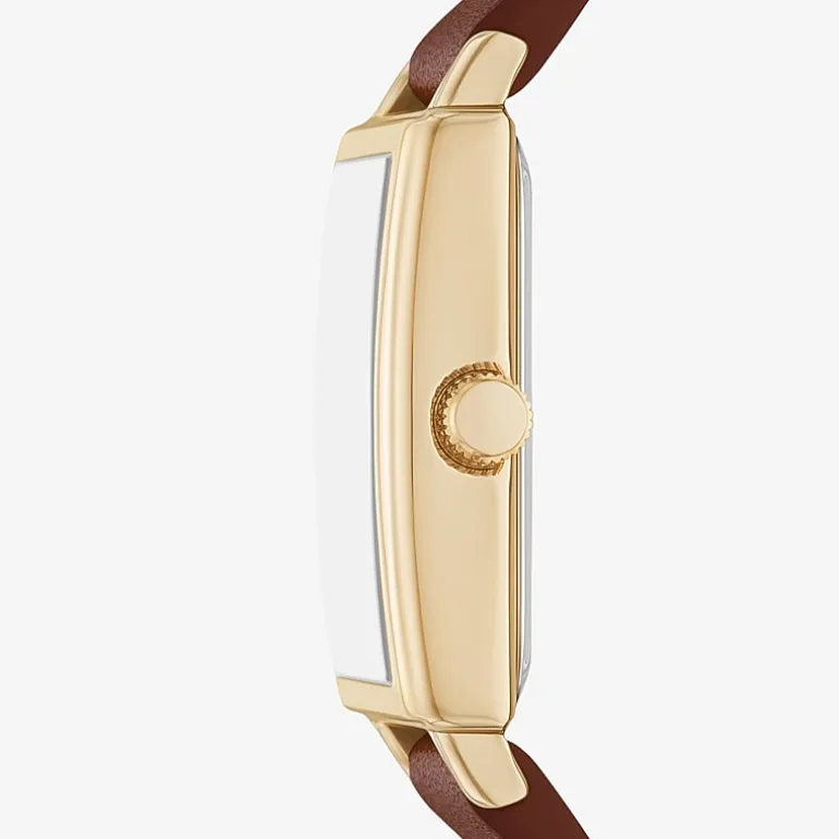 Skechers Womens Brown 5-pc. Watch Boxed Set Sr9131