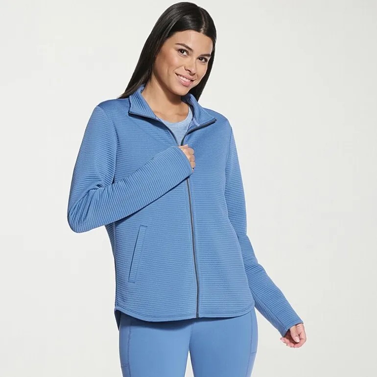 Skechers Womens Go Walk® Ottoman Scoop Hem Jacket - Cozy Fit