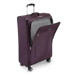 Skyway Everett 28 Inch Softside Lightweight Checked Spinner Luggage