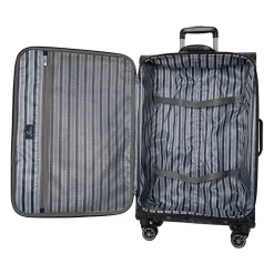 Skyway Everett 24 Inch Softside Lightweight Checked Spinner Luggage