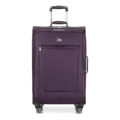 Skyway Everett 24 Inch Softside Lightweight Checked Spinner Luggage