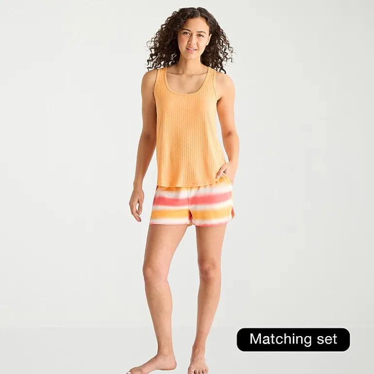 Sleep Chic Womens Scoop Neck Sleeveless Pajama Top