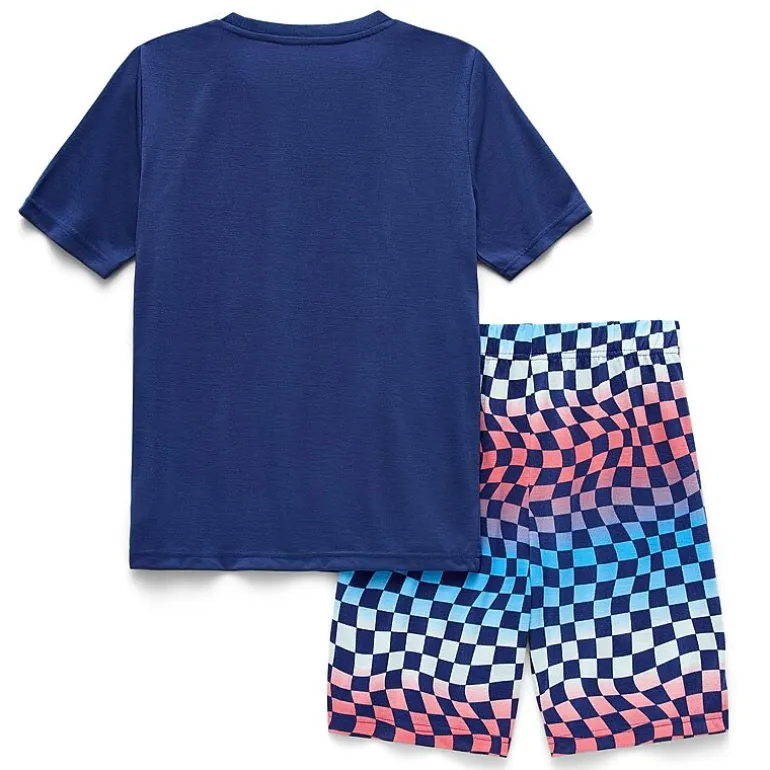 Sleep On It Little & Big Kid Boys Crew Neck Short Sleeve 2-pc. Pajama Set