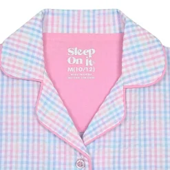 Sleep On It Little & Big Kid Girls Short Sleeve 2-pc. Pajama Set