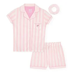 Sleep On It Little & Big Kid Girls Short Sleeve 2-pc. Pajama Set