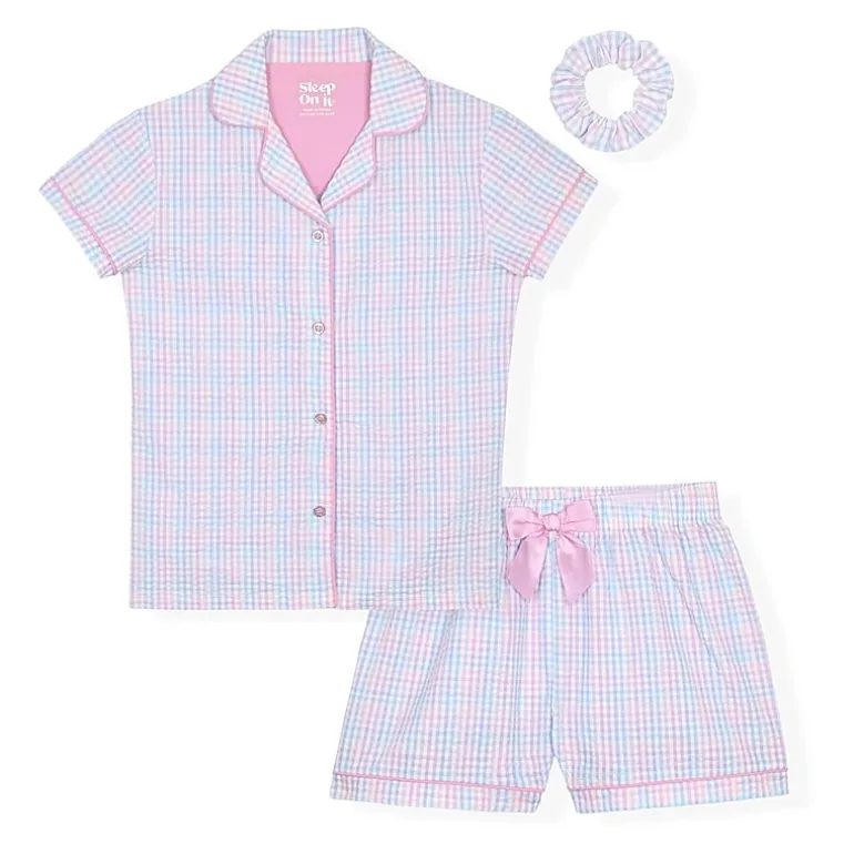 Sleep On It Toddler Girls Short Sleeve 2-pc. Pajama Set