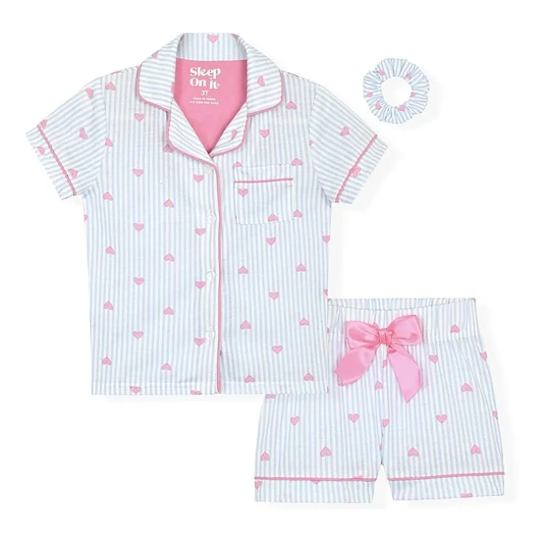 Sleep On It Toddler Girls Short Sleeve 2-pc. Pajama Sets
