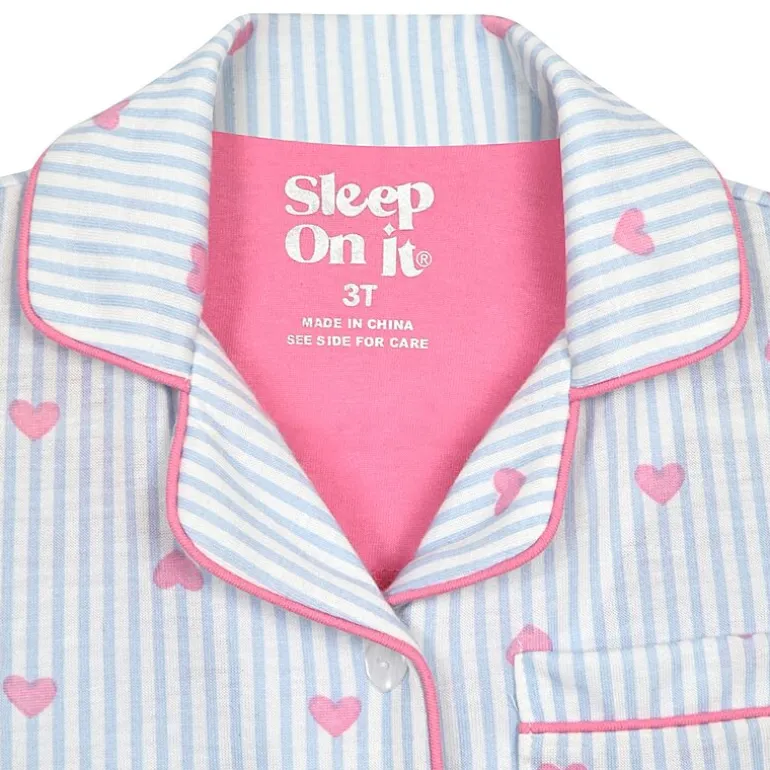 Sleep On It Toddler Girls Short Sleeve 2-pc. Pajama Sets