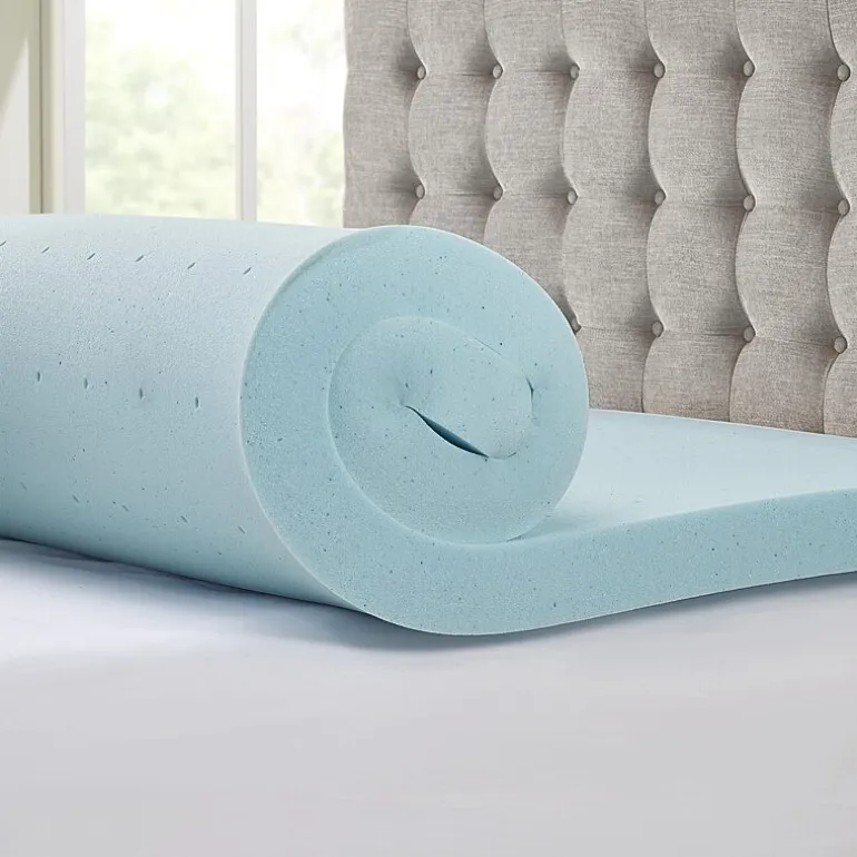 Sleep Philosophy Hypoallergenic 3" Cooling Gel Memory Foam Mattress Topper with Removable Cooling Cover