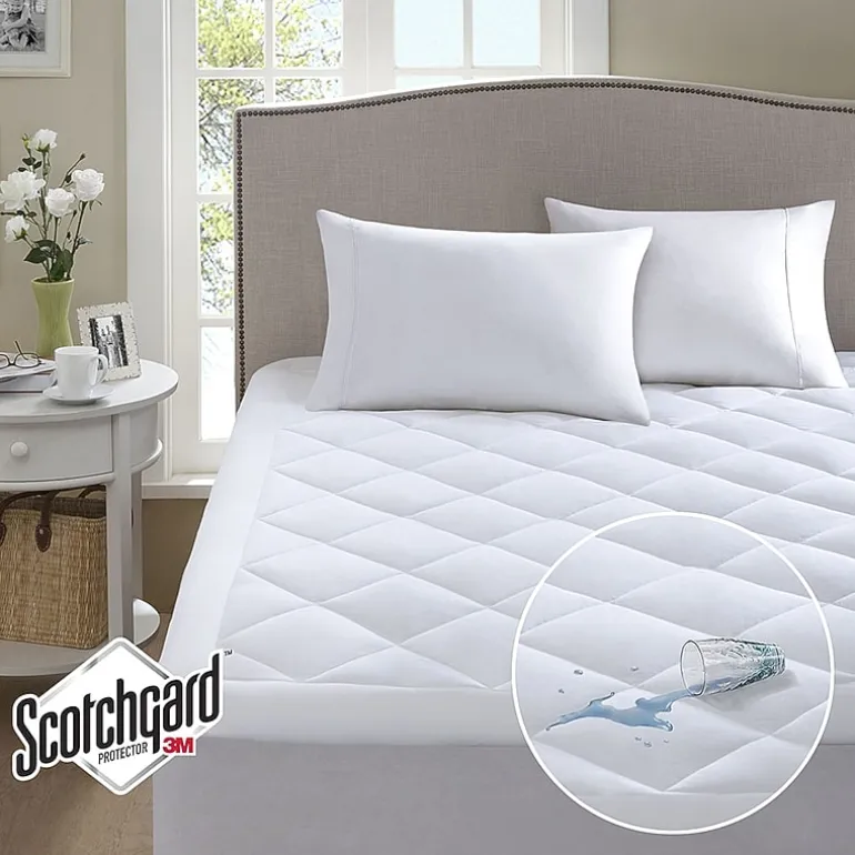 Sleep Philosophy Tranquility 3M Scotchgard Waterproof Antimicrobial Treated Mattress Pad