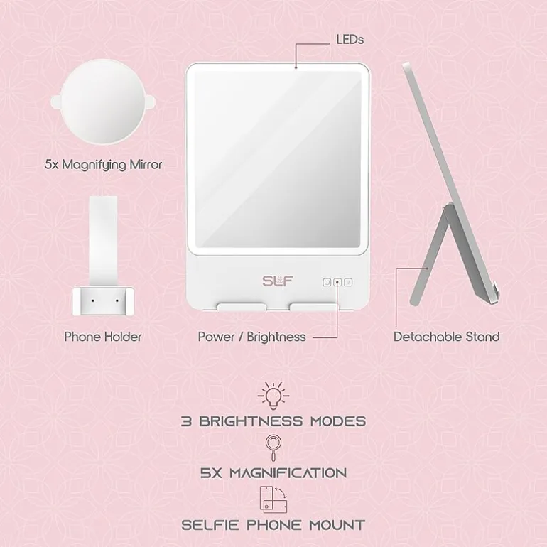 SLF Led Travel Makeup Mirror