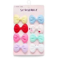 So Adorable Girls Baby And Toddler 8-pc. Hair Clip