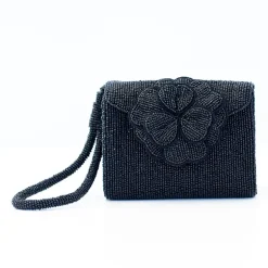 SOL and MER Beaded Floral Womens Wallet