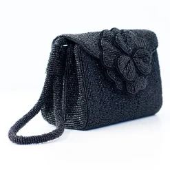 SOL and MER Beaded Floral Womens Wallet