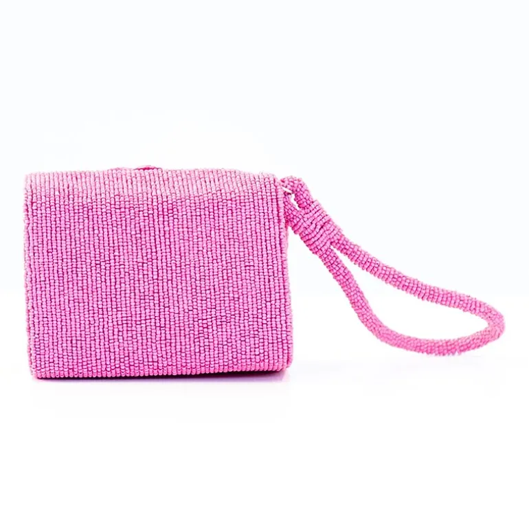 SOL and MER Beaded Floral Womens Wallet