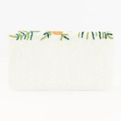 SOL and MER Beaded Fruits Beaded Clutch