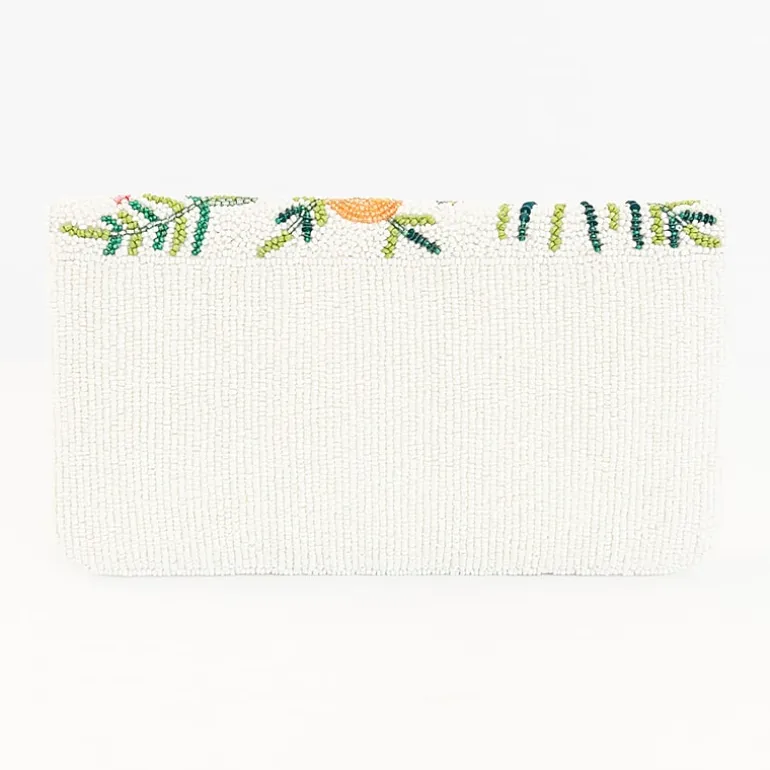 SOL and MER Beaded Fruits Beaded Clutch