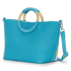 SOL and MER Beaded Lemon Tote Bag