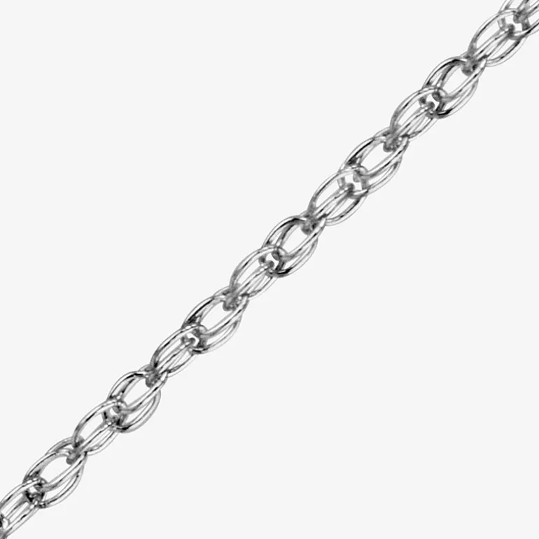 Solid 7.25 Inch Rope Chain Gold Bracelet