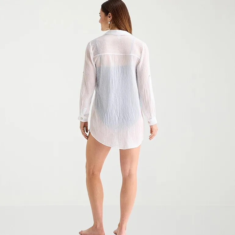 Sonnet Shores Womens Dress Swimsuit Cover-Up