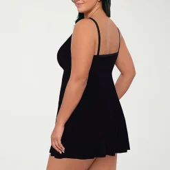 Sonnet Shores Womens Plus Swim Dress