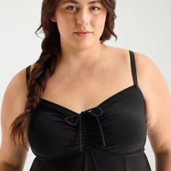 Sonnet Shores Womens Plus Swim Dress