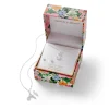 Sparkle Allure Initial Womens Cubic Zirconia Pure Silver Over Brass Round 2-pc. Jewelry Set
