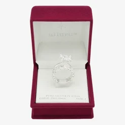 Sparkle Allure Womens Cubic Zirconia Pure Silver Over Brass Eternity Ring Set