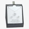 Sparkle Allure Womens Cubic Zirconia Pure Silver Over Brass Round 2-pc. Jewelry Set