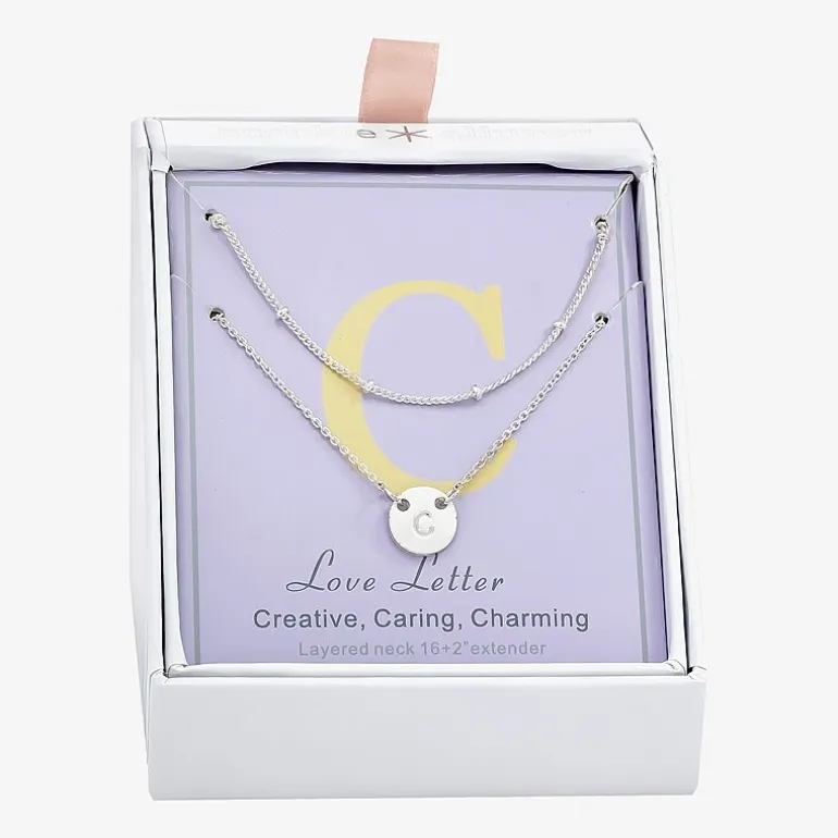 Sparkle Allure Womens Pure Silver Over Brass Necklace Set