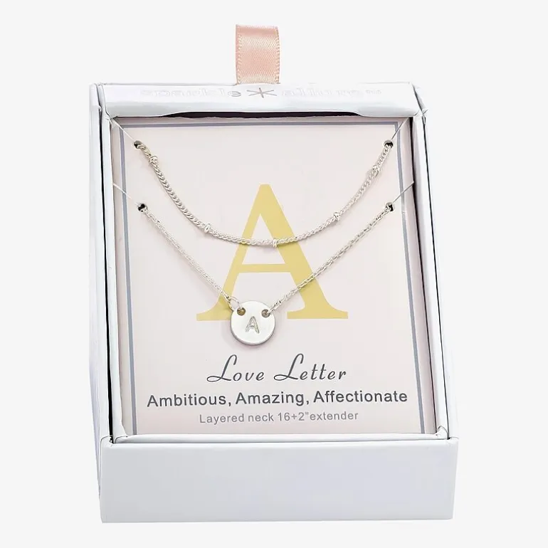 Sparkle Allure Womens Pure Silver Over Brass Necklace Set